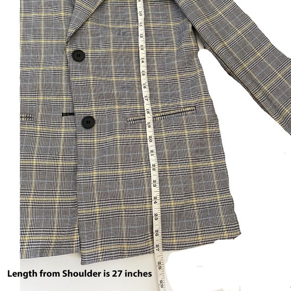 DEX -BLAZER/JACKET - US SIZE SMALL - GREY,BLUE,YELLOW Color mix - Picture 8 of 11